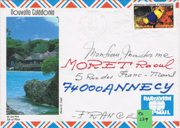 47542. Carta Aerea NOUMEA (Nueva Caledonia) 1984 To France. Isle Of PINES - Lettres & Documents