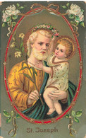 CPA De St Joseph Et L'enfant Jésus - Religion - Christianisme - Saint - Santi