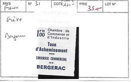 FRANCE N° 31 GREVE BERGERAC - Timbres