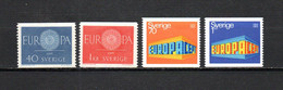 Suecia   1960-69  ..-   Y&T Nº   454/455-615/616   ** - Unused Stamps