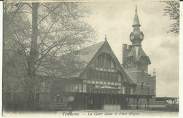 Tervueren -- La Gare Dans Le Parc Royal.    (2 Scans) - Tervuren