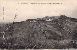 CPA France - Cher - Sancerre Vue Générale Prise De L'Orme Au Loup - Altitude 312m - Edition L. Héraud - Paysage - 1930 - Sancerre