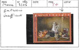 FRANCE N° 3105 OBL IMPRESSION INSUFFISANTE - Usados