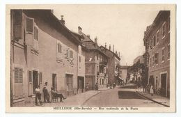 74 Haute Savoie - Meillerie Rue Nationale Et La Poste 1942 - Sonstige & Ohne Zuordnung