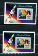 Liberia 1973 2 Souvenir Sheets  Perf+Imperf Copernicus MNH 14084 - Liberia