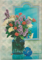 Flowers - 3D / Stereoscopique - Stamp - Cartes Stéréoscopiques