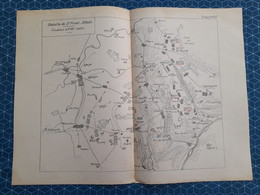 Carte Plan Champ De Bataille Guerre 1870 Bataille De Saint Privat Gravelotte Le 18 Aout - Cartes Topographiques