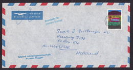 Liechtenstein: Cover To Netherlands, 1981, 1 Stamp, Religion (minor Creases) - Covers & Documents