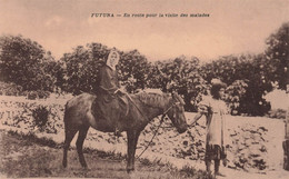 CPA FUTUNA - En Route Pour La Visite Des Malades - Soeurs Missionnaires De La Société De Marie - Religieuse à Cheval - Wallis-Et-Futuna