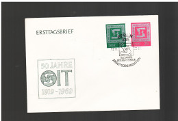 Germania Est - Ddr - 1969 Fdc 50° ILO - IAO