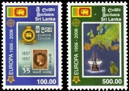 Sri Lanka 2006 Yvertn°  1478-1479 *** MNH  Cote 18 Euro 50 Ans Europa 50 Jaar - 2006
