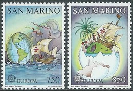 Cept 1992 San Marino Saint-Marin Yvertn° 1301-02 *** MNH Cote 6 € Europa - 1992