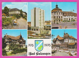 283452 / Germany - Bad Salzungen - Kurhaus Hochhaus Am Leninplatz Am Markt Gradierwerk Kindersanatorium Charlottenhall P - Bad Salzungen