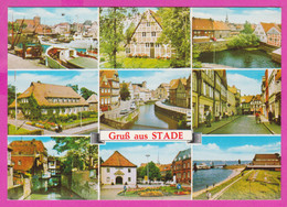 283482 / Germany - Gruss Aus Stade - Port Ship House Zeughaus Historic Harbour In Stade PC Deutschland Allemagne - Stade