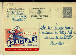 Publibel Obl. N° 1587 ( Pudding PRIMELA - Kessel-Lo) Obl. BXL 1958 - Publibels