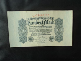 ALLEMAGNE : 100 MARK   4.8.1922    C.A. 72 / P 75      TTB+ à Presque SUP - 100 Mark