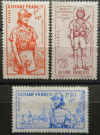 LP3844/539 - 1941 - COLONIES FRANÇAISES - GUYANE FR. - SERIE COMPLETE - N°169 à 171 NEUFS* - Neufs