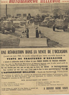 Toulouse, Affiche, Automarché Bellevue, Vente Tracteurs D'occasion,1960,Réparateurs Matériel Agricole, Cultivateurs - Trattori