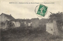 - Dpts Div. -ref-BF730- Eure Et Loire - Jouy - Ruines Du Feu Du Bout D Anguy - 16 Septembre 1898 - Incendies - - Jouy