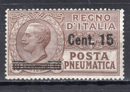 1924 - ITALIA / REGNO  - Unif. PN4  - LH - W022 - Poste Pneumatique