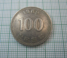 South Korea 1989 Monnaie, Coin, 100 Won (Admiral Yi Sun-sin), Copper-nickel, See Scans (ds760) - Corée Du Sud