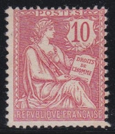 France   .    Y&T   .      124    .     (*)    .      Neuf Sans  Gomme - 1900-02 Mouchon