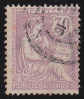 France   .    Y&T   .      128      .    O     .     Oblitéré - 1900-02 Mouchon