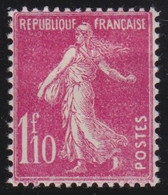 France   .    Y&T   .      238     .    *   .      Neuf  Avec  Gomme - 1906-38 Semeuse Camée