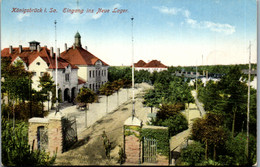 38937 - Deutschland - Königsbruck In Sachsen , Eingang Ins Neue Lager - Gelaufen 1927 - Koenigsbrueck