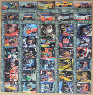 USA - Finish Line Racing - Nascar PhonePak '96 Complete Set 40 Cards (NO Signature), Remotes 2$, 9.500ex, All Mint - Collections