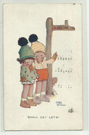 SHALL US ? LET'S !   ILLUSTRATA MABEL L. ATTWELL  - VIAGGIATA  FP - Attwell, M. L.