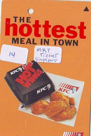 KFC - Kentucky Fried Chicken (14) * MRT Ticket  Japon * Japan MRT Ticket - Advertising