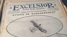 EXCELSIOR 16/AVIONS BOMBARDEMENT/DEULIN HEURTEAUX/SERBIE MACEDOINE/GUYNEMER /RUGBY POILUS BELGES/MACEDOINE - Allgemeine Literatur