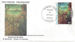 POLYNESIE - ENVELOPPE 1er JOUR N° PA 180 - PEINTURE De MORDVINOFF - FDC