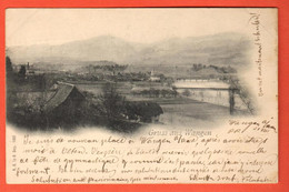 EAGR-32 Gruss Aus Wangen An Der Aare.  Gelaufen 1899 - Wangen An Der Aare