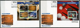 Sierra Leone 2020, Backgammon, 4val In BF+BF In 2FDC - Unclassified