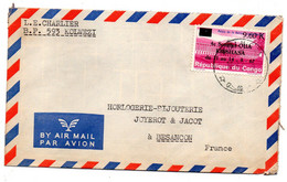 CONGO -1967--lettre De KOLWEZI  Pour Besançon-25-- Tp Palais De La Nation  Seul  Sur Lettre.........à Saisir - Lettres & Documents