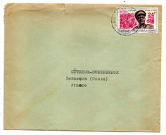 CONGO -1966--lettre De KINSHASA  Pour Besançon-25-- Tp "Le Congo Au Travail ".... Seul  Sur Lettre.........à Saisir - Cartas & Documentos