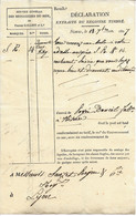 GENEVE PROTESTANTISME 1827 MESSAGEURES DU MIDI PIERRE GALLINE NIMES SOIRIE Pour Lyon Sauzet Rajoux - 1800 – 1899