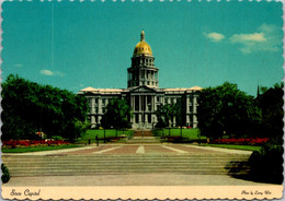 Colorado Denver State Capitol Overlooking The Civic Center - Denver