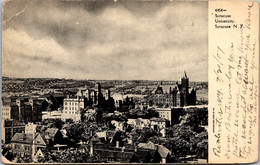 New York Syracuse Panoramic View Of Syracuse University 1907 - Syracuse