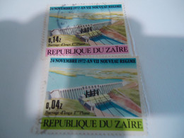 ZAIRE  USED  STAMPS 2  DAM - Otros & Sin Clasificación