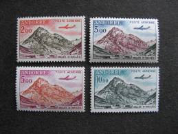 TB Série De Timbres D'Andorre PA N°5 Au PA N° 8, Neufs XX. - Poste Aérienne