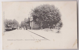 CPA 95 _ NESLES-LA-VALLEE (Val D'Oise) _ Gare Et Chemin De Fer économique (Train) {S45-22} - Nesles-la-Vallée