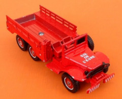 Voiture Miniature   Pompier S.D.I De L' Eure  Dodge 6/6    Solido    (1975) - Solido