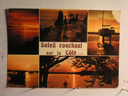 Ecrite D'Etel - Soleil Couchant Sur La Côte - Etel