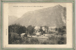 CPA - (38) CLELLES - Aspect Du Village, De La Gare Et Du Mont Saint-Martin En 1910 - Clelles