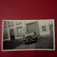 PHOTO AUTOMOBILE CITROEN TRACTION - Guerra, Militares