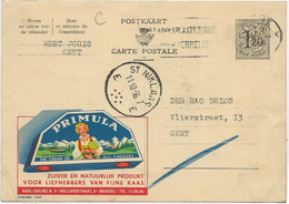 ENTIER POSTAL PUBLIBEL N° 1435 PRILMULA  SAINT NIKLAAS E 7 POINTS  Voir Scans Pour Etat - Publibels