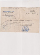 TAXE-CIRCULAIRE DE LIBERATION DE CLASSE 1959/2B-FRANCHISE REFUSEE-IMPRIME-DE LILLE à ARMENTIERES-1962 - 1960-.... Usati